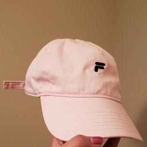 Cute Fila Light Pink Baseball Hat